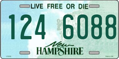 NH license plate 1246088