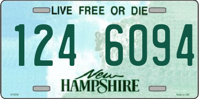 NH license plate 1246094