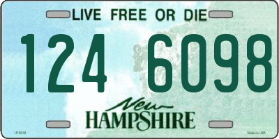 NH license plate 1246098