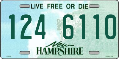 NH license plate 1246110