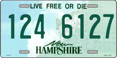 NH license plate 1246127