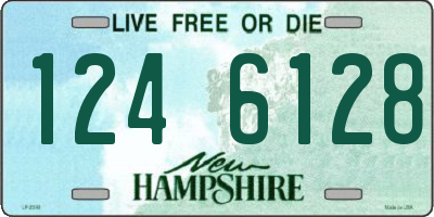 NH license plate 1246128