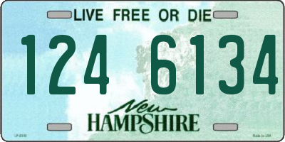 NH license plate 1246134