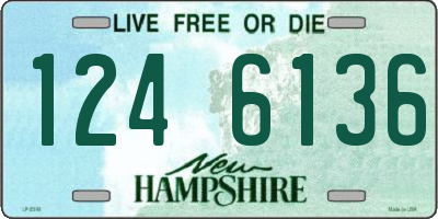 NH license plate 1246136