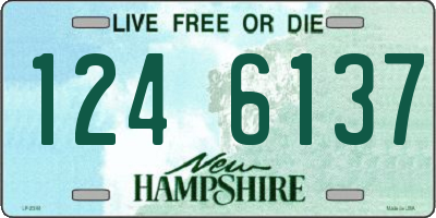 NH license plate 1246137