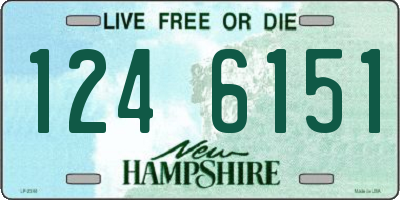 NH license plate 1246151