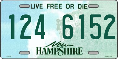 NH license plate 1246152