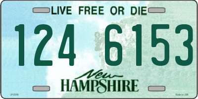 NH license plate 1246153