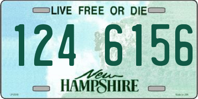 NH license plate 1246156