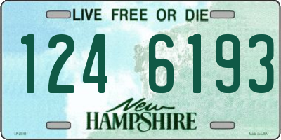 NH license plate 1246193
