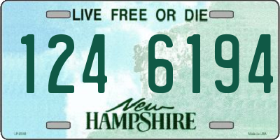 NH license plate 1246194