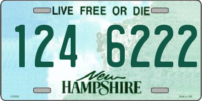 NH license plate 1246222