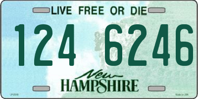 NH license plate 1246246