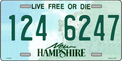 NH license plate 1246247