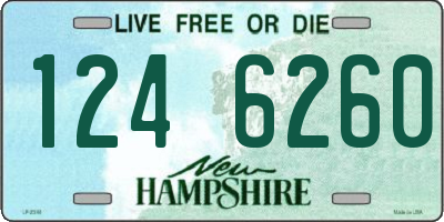 NH license plate 1246260