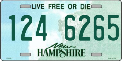 NH license plate 1246265