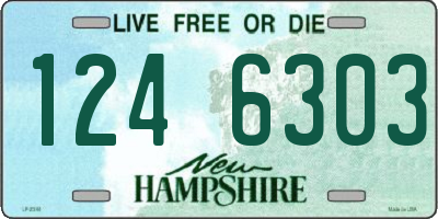 NH license plate 1246303
