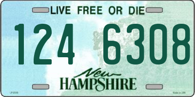 NH license plate 1246308