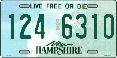 NH license plate 1246310