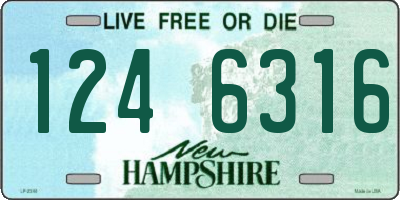NH license plate 1246316