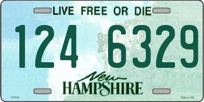 NH license plate 1246329