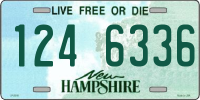 NH license plate 1246336