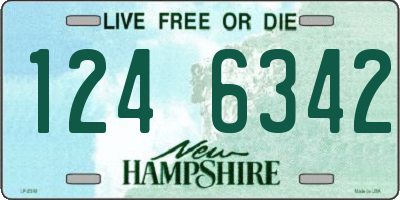 NH license plate 1246342