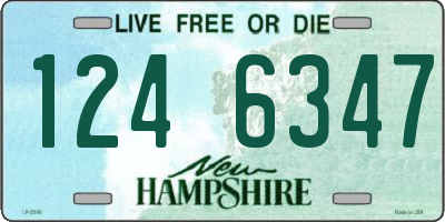 NH license plate 1246347