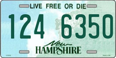 NH license plate 1246350
