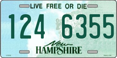 NH license plate 1246355