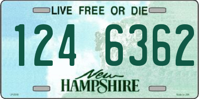 NH license plate 1246362
