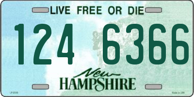 NH license plate 1246366