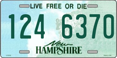 NH license plate 1246370