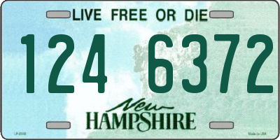 NH license plate 1246372