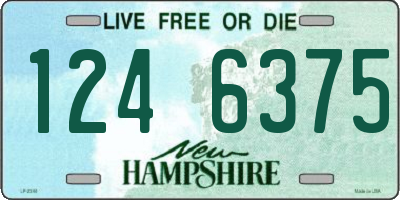 NH license plate 1246375