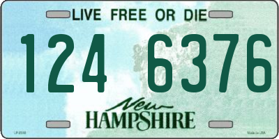 NH license plate 1246376