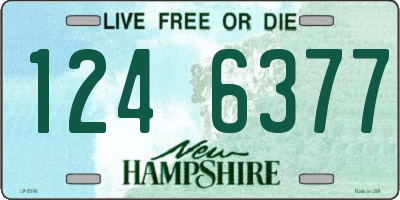 NH license plate 1246377