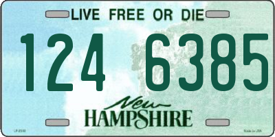 NH license plate 1246385