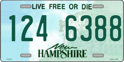 NH license plate 1246388