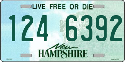 NH license plate 1246392