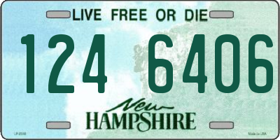 NH license plate 1246406