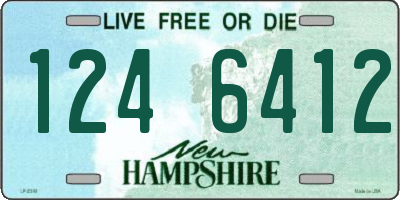 NH license plate 1246412