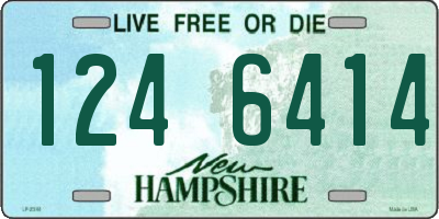 NH license plate 1246414