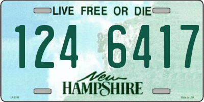 NH license plate 1246417