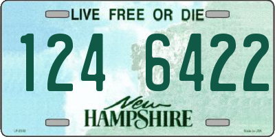 NH license plate 1246422