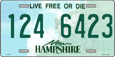 NH license plate 1246423