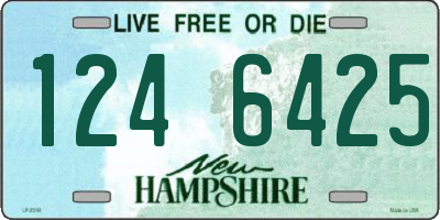 NH license plate 1246425