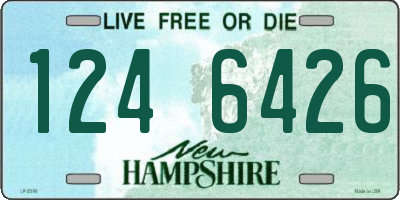 NH license plate 1246426