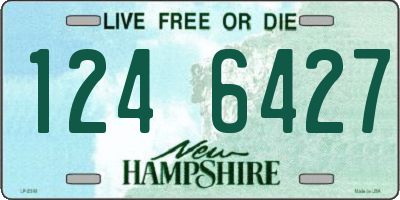 NH license plate 1246427