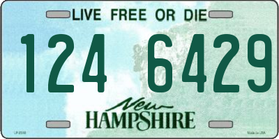 NH license plate 1246429